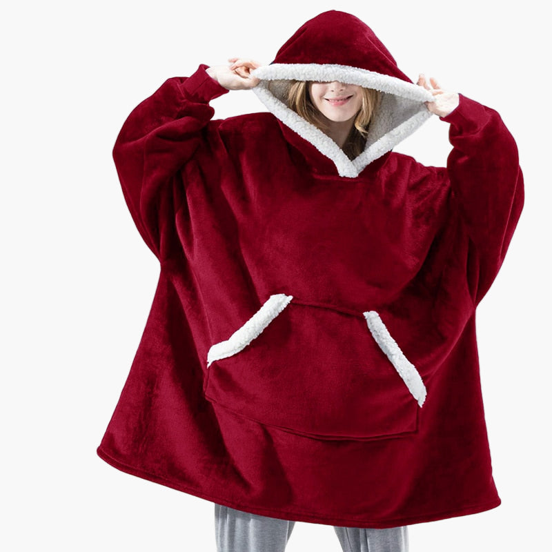 Women's Oversized Hoodie Blanket – Ultimate Comfort for Couch & Lounge
