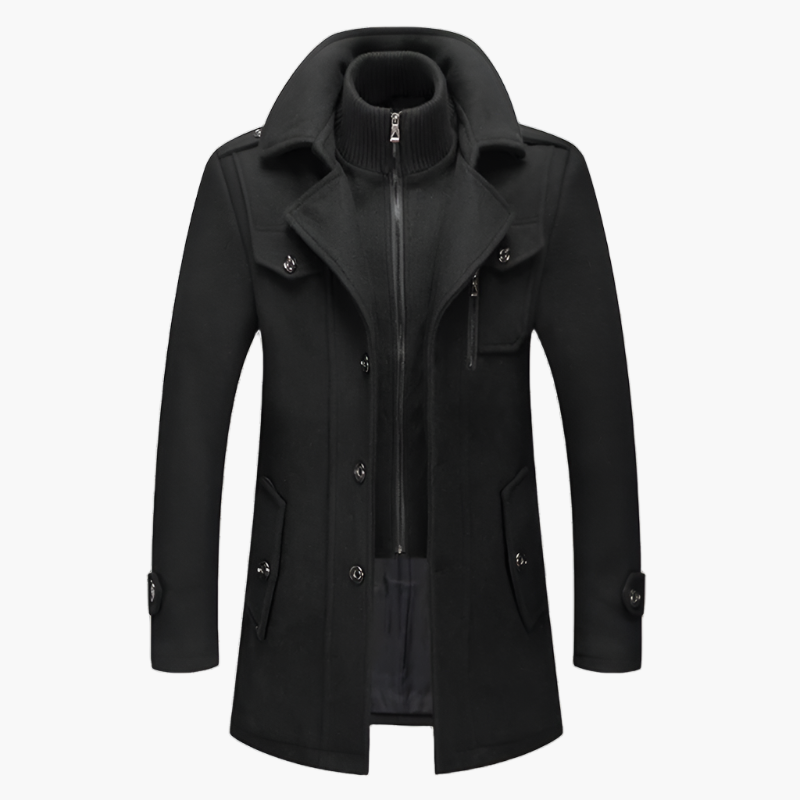 Men's Winter Jacket Stylish Elegant Long Coat for Daily Use