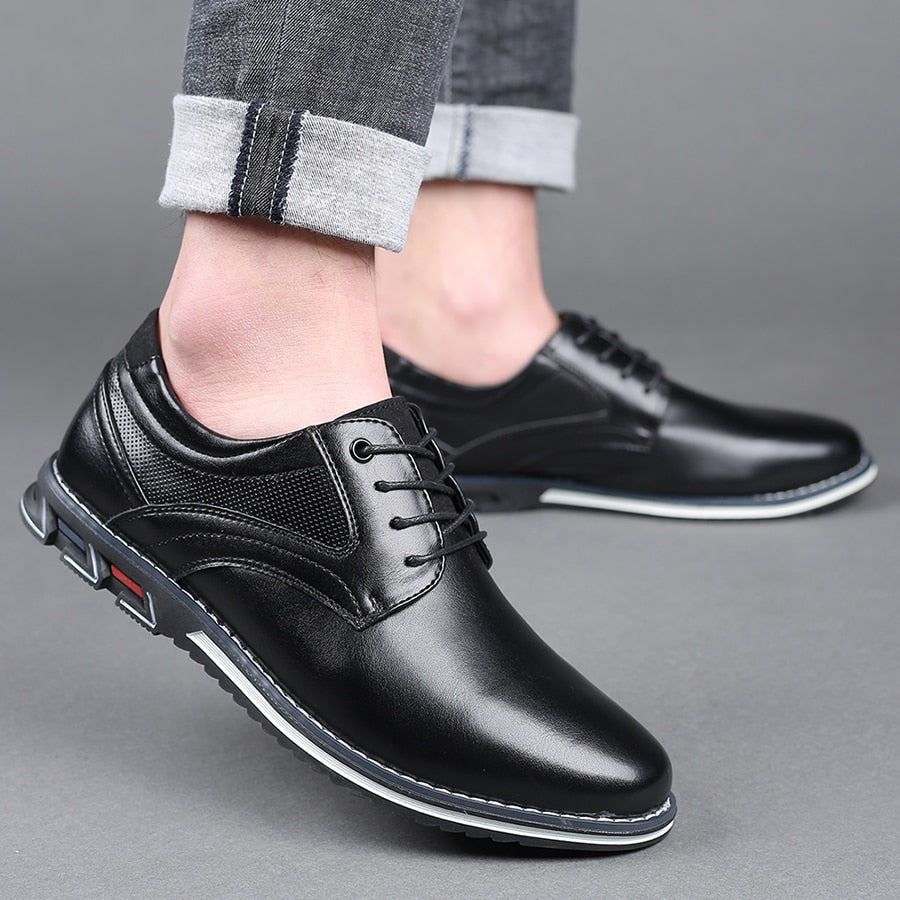 Men's Orthopedic Business Shoes – Classic Formal Style and Comfort for Daily Use