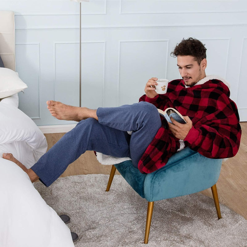 Women's Oversized Hoodie Blanket – Ultimate Comfort for Couch & Lounge