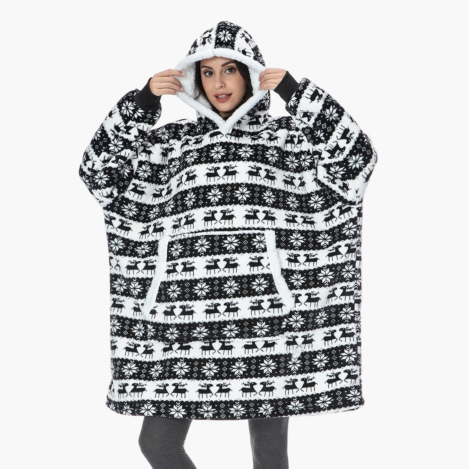 Women's Oversized Hoodie Blanket – Ultimate Comfort for Couch & Lounge