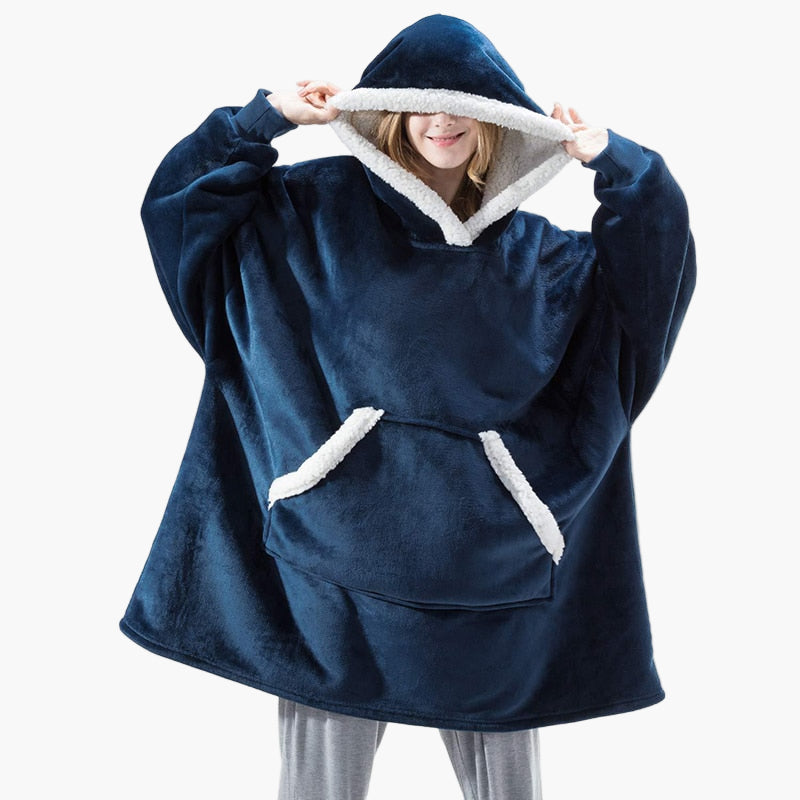 Women's Oversized Hoodie Blanket – Ultimate Comfort for Couch & Lounge