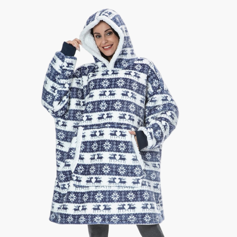 Women's Oversized Hoodie Blanket – Ultimate Comfort for Couch & Lounge