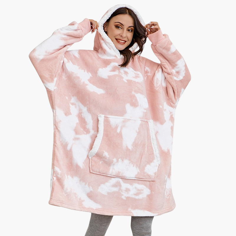 Women's Oversized Hoodie Blanket – Ultimate Comfort for Couch & Lounge