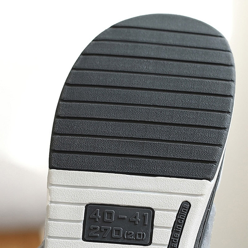 Heren Luxe Pantoffels met Antislip Zool – Comfortabele en Warme Huissloffen