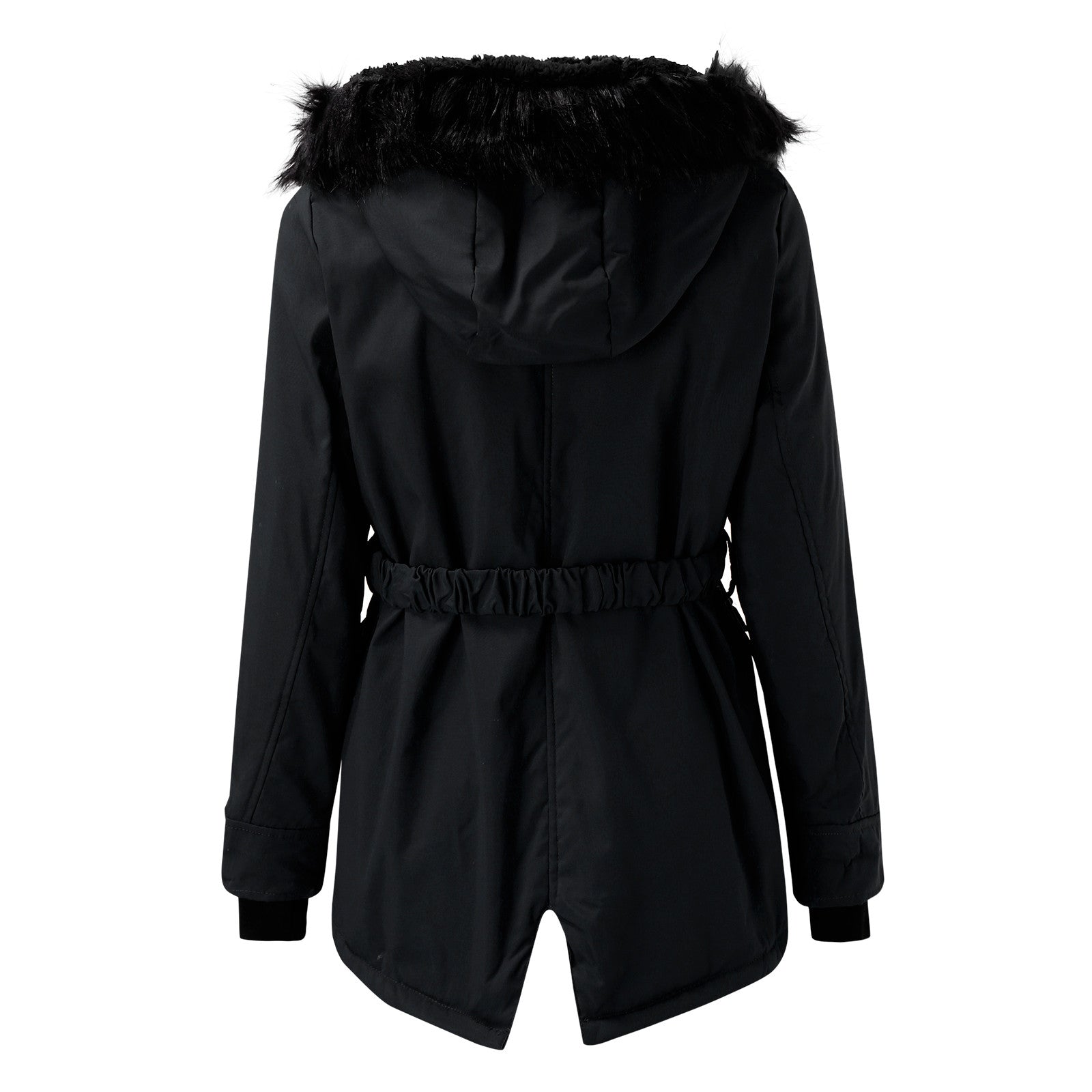 Women's Winter Parka with Hood and Faux Fur | Stylish Warm Jacket for Cold Days