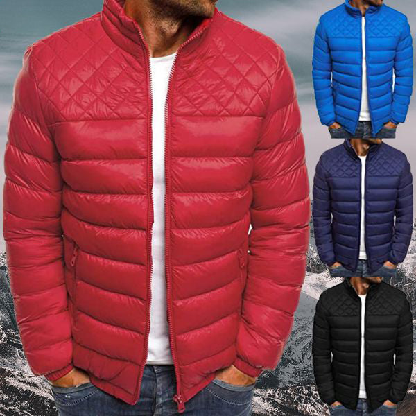 Men's Padded Outdoor Jacket Wind- and Waterproof Stylish Comfort
