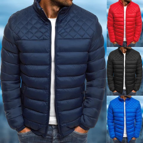 Men's Padded Outdoor Jacket Wind- and Waterproof Stylish Comfort