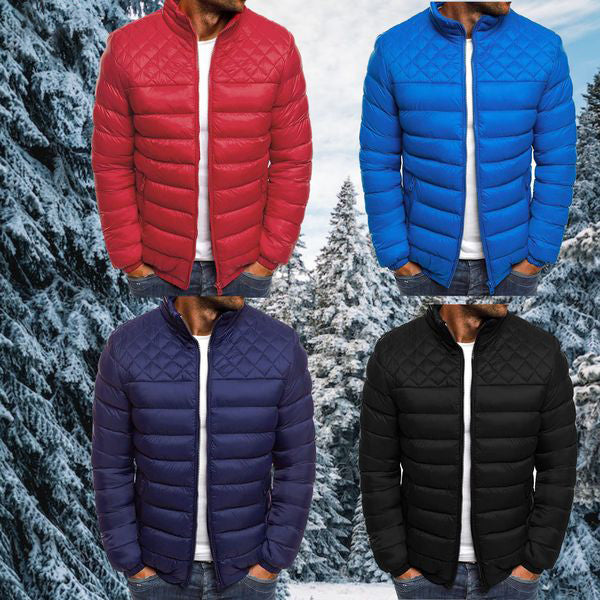 Men's Padded Outdoor Jacket Wind- and Waterproof Stylish Comfort