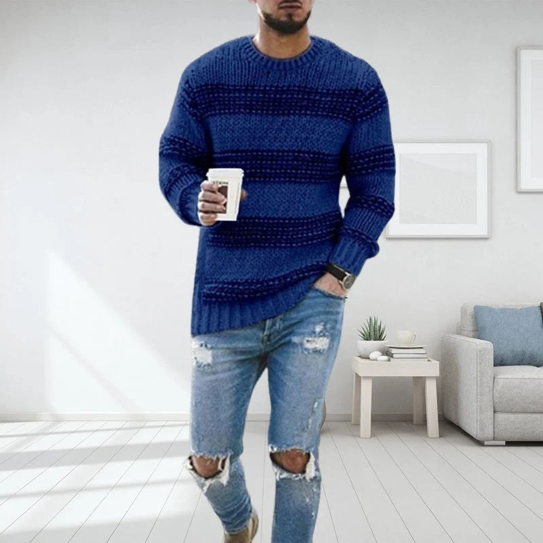 Men's Knitted Norwegian Winter Sweater – Casual & Stylish Comfort Sweater for Daily Use