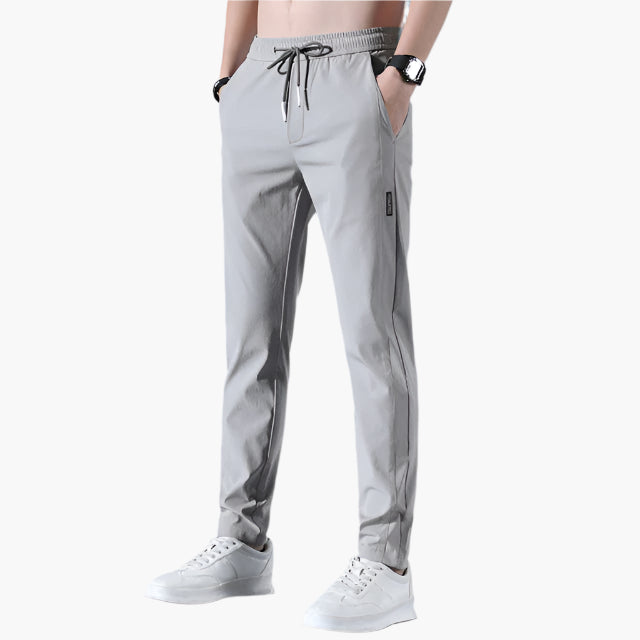 Men's Jogging Pants Slim Fit – Sporty Casual Pants with Elastic Waist – Comfortable and Breathable for Daily Use