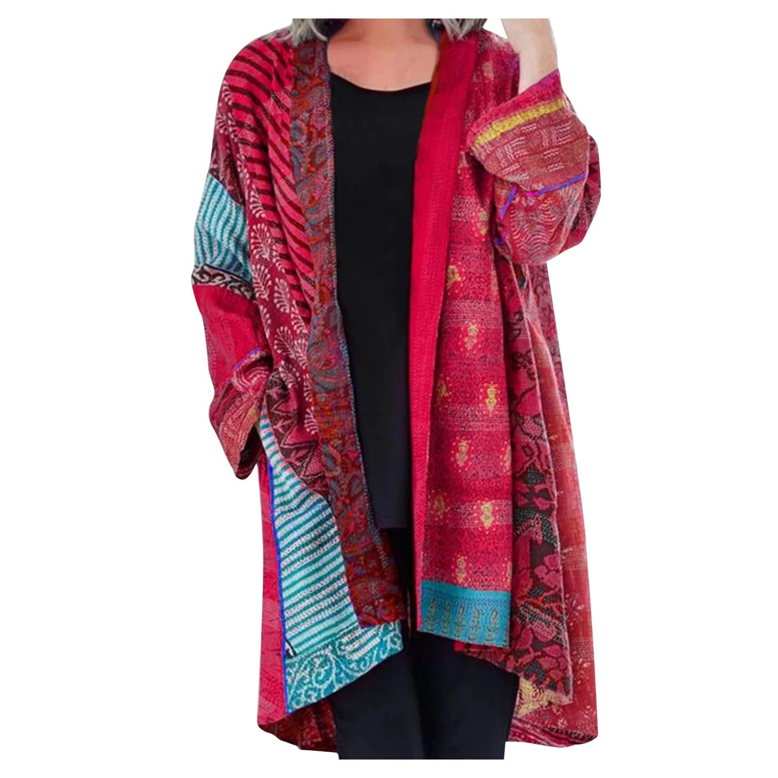 Women's Vintage Kimono Vest – Bohemian Style, Comfortable and Fashionable for Every Occasion