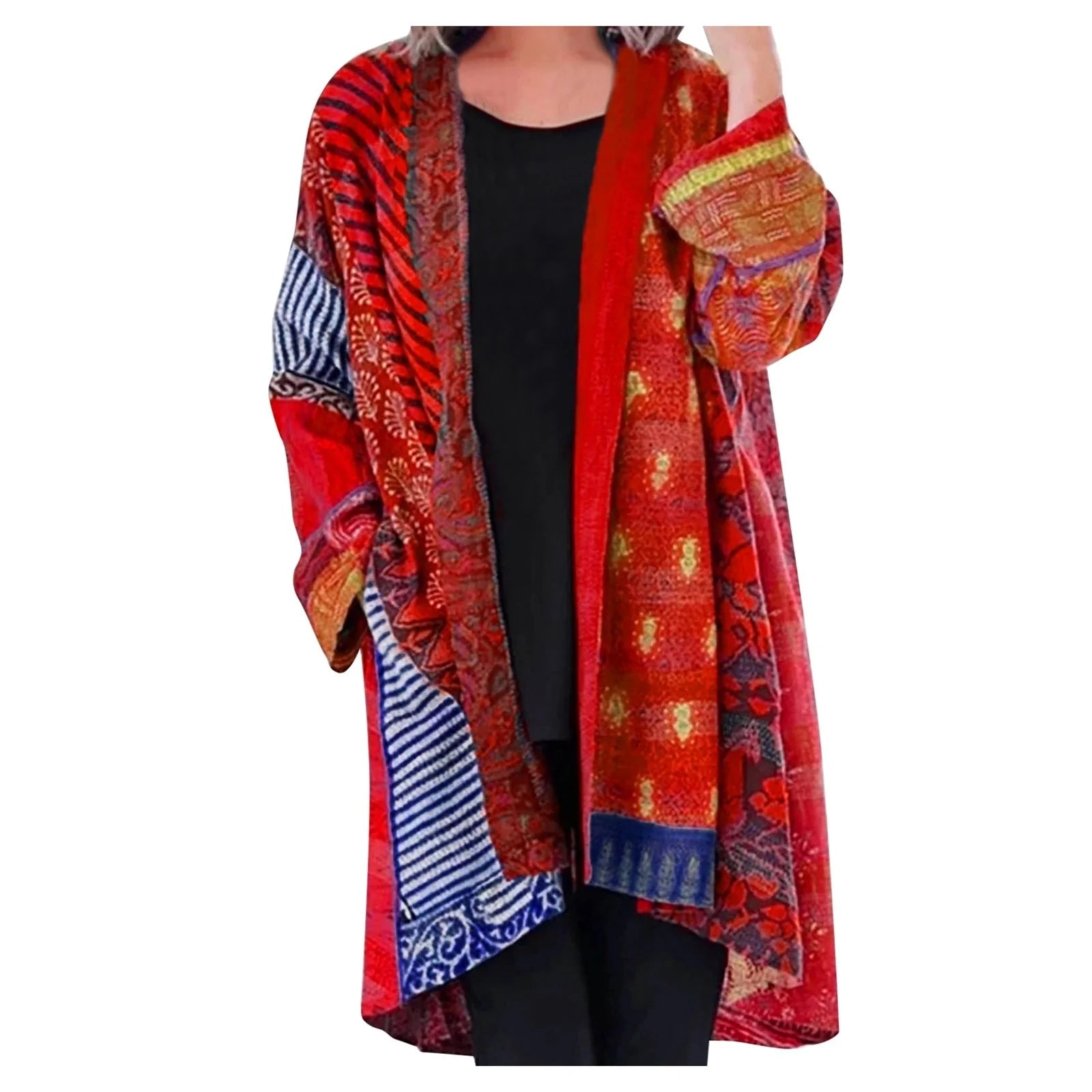 Women's Vintage Kimono Vest – Bohemian Style, Comfortable and Fashionable for Every Occasion