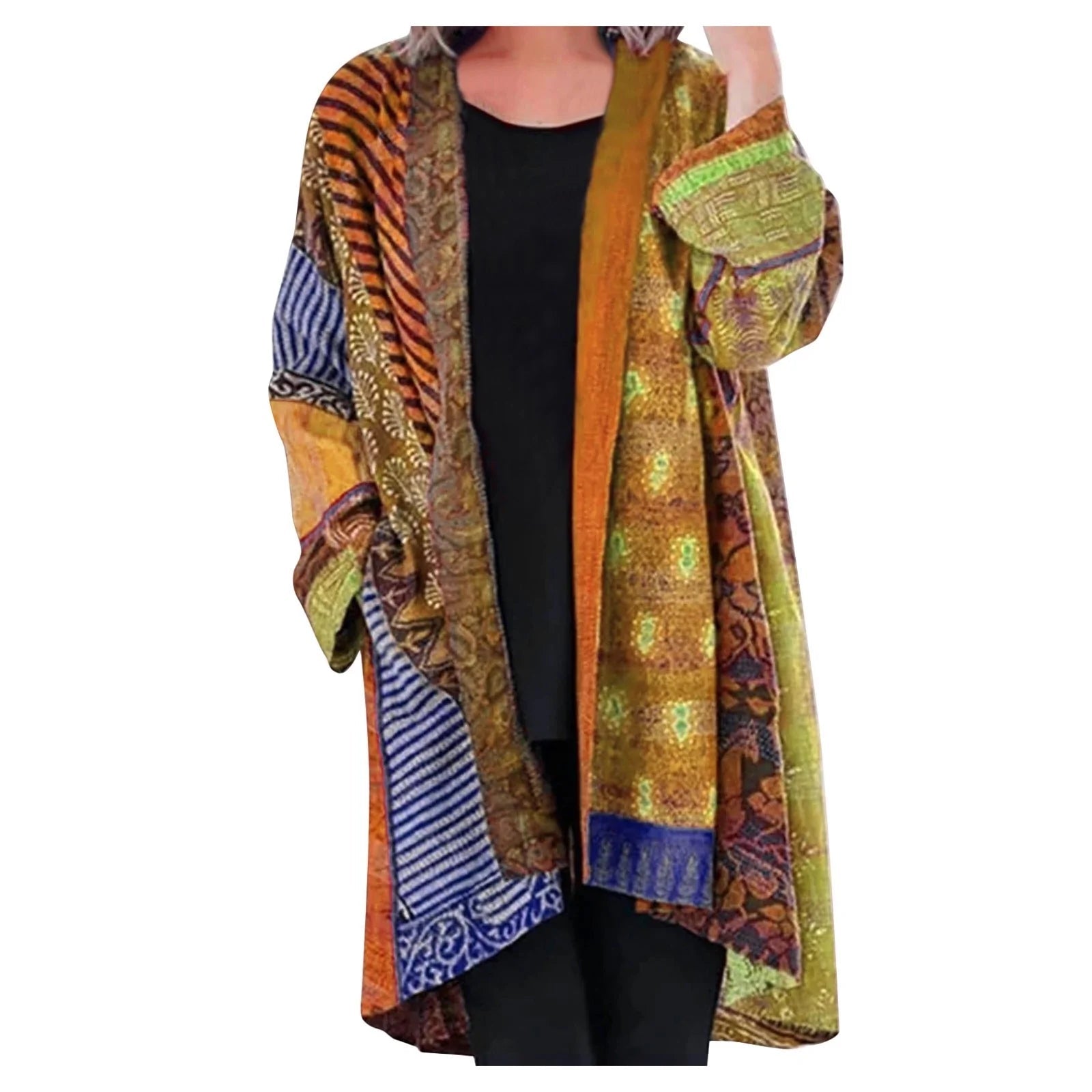 Women's Vintage Kimono Vest – Bohemian Style, Comfortable and Fashionable for Every Occasion