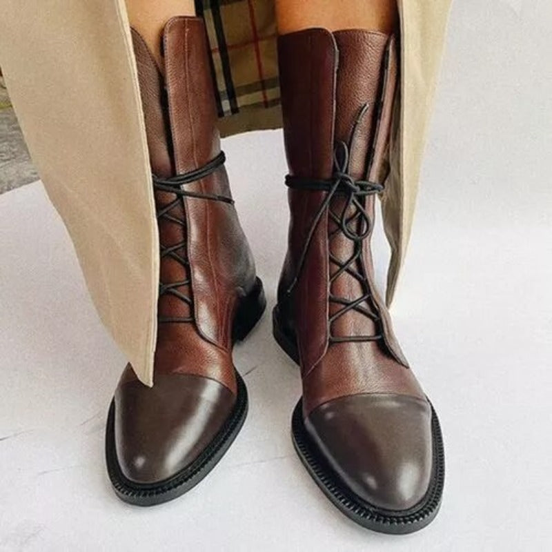 Women's Lace-up Boots Classic & Fashionable – Comfortable Ankle Boots For Every Occasion