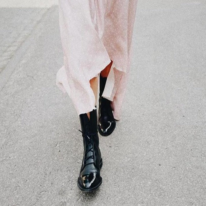 Women's Lace-up Boots Classic & Fashionable – Comfortable Ankle Boots For Every Occasion