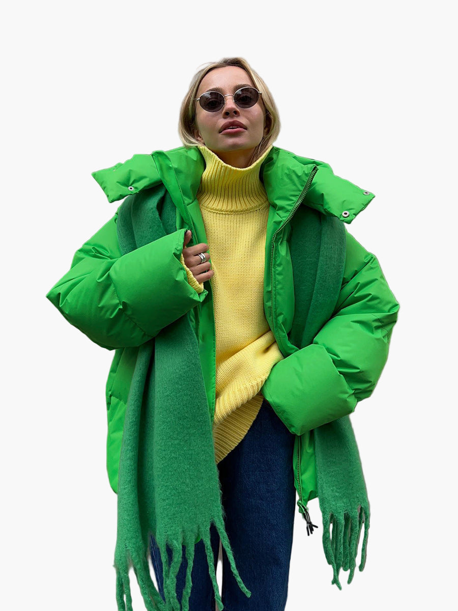 Women's Quilted Winter Jacket – Fashionable Puffer for Cold Days and Urban Style
