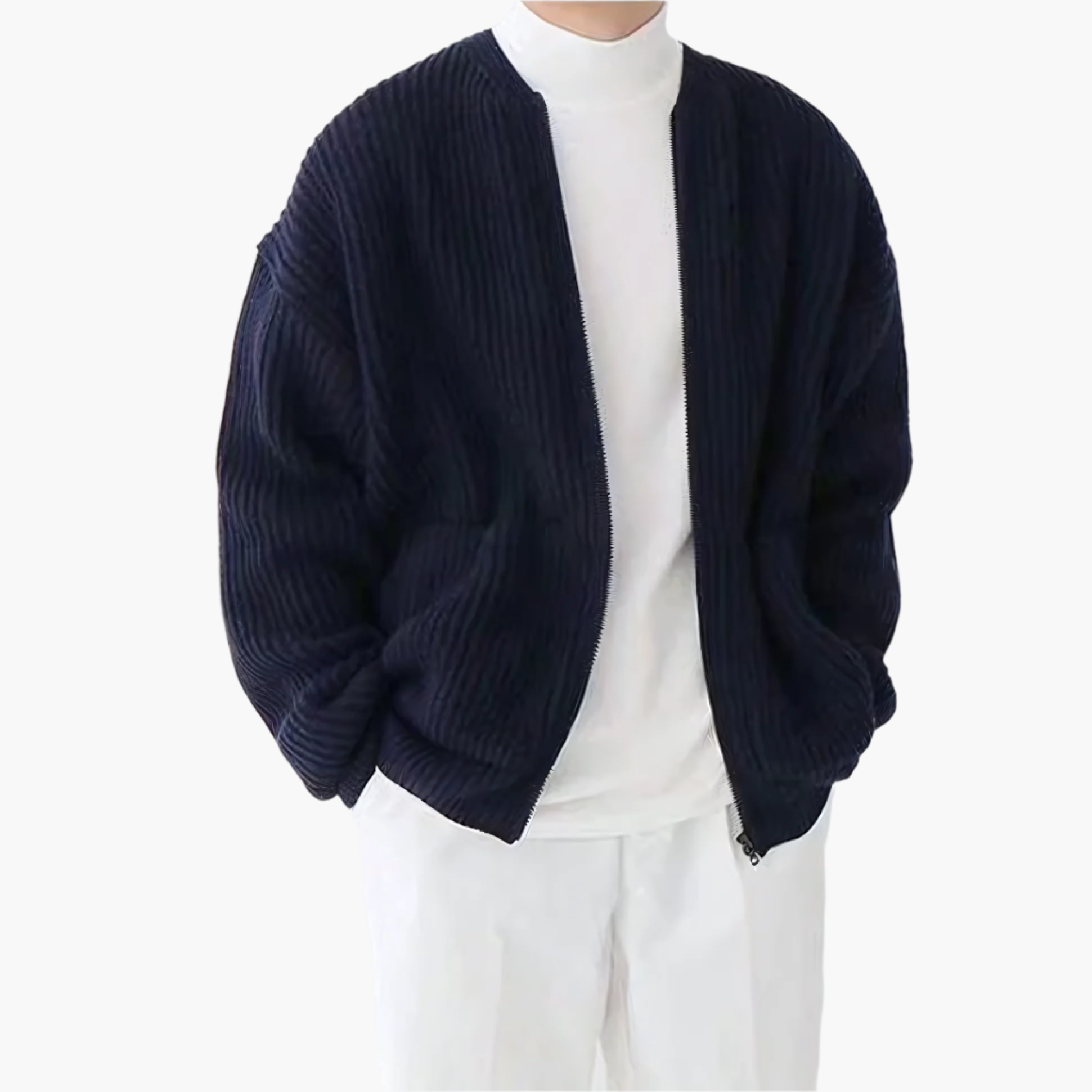 Men's Cardigan Casual Knitted Jacket Stylish Comfortable Daily