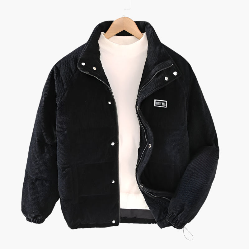 Men's Padded Winter Jacket – Stylish Casual Parka for Cold Days