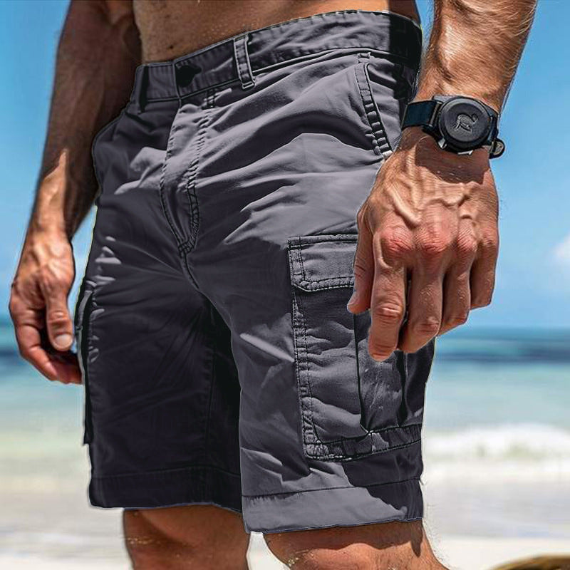 Men's Outdoor Cargo Shorts – Functional Short Pants with Side Pockets