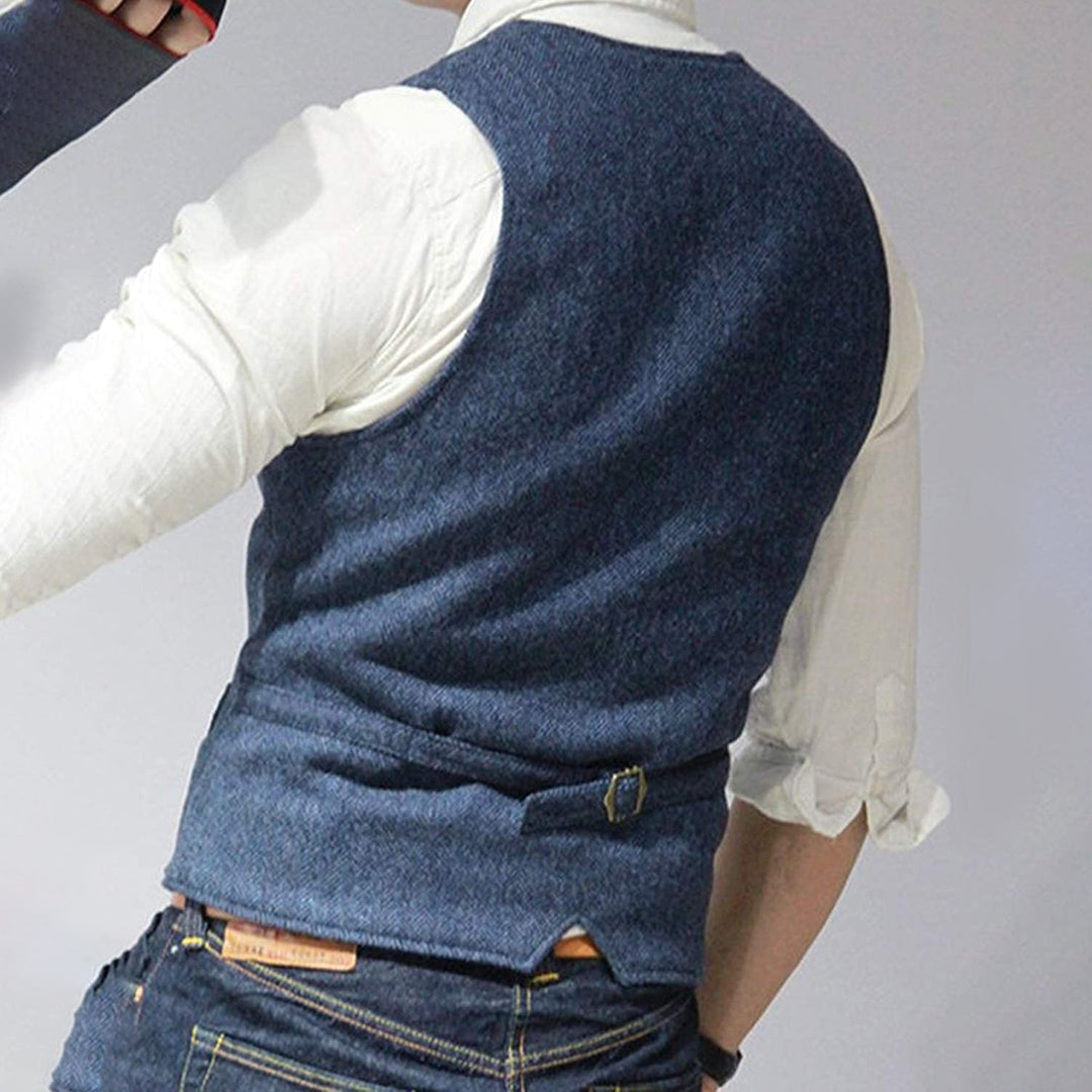 Heren Gilet Casual Klassiek Stijlvol – Perfect voor Elke Gelegenheid