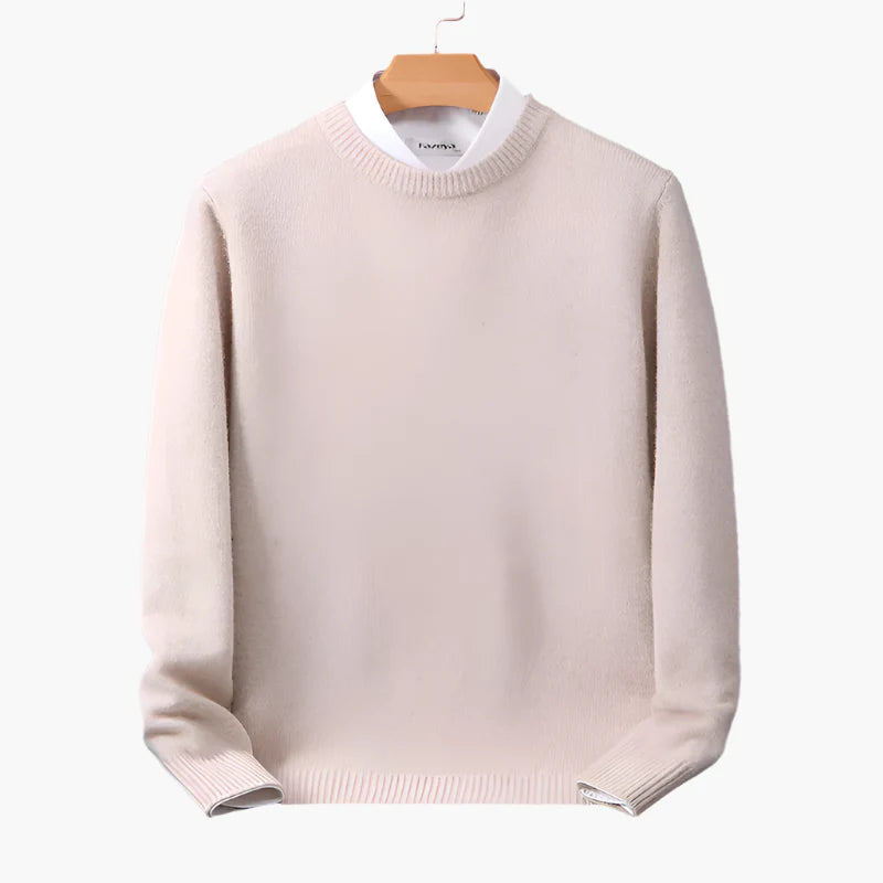 Men's Classic Pullover with Collar – Stylish Sweater for Business and Casual