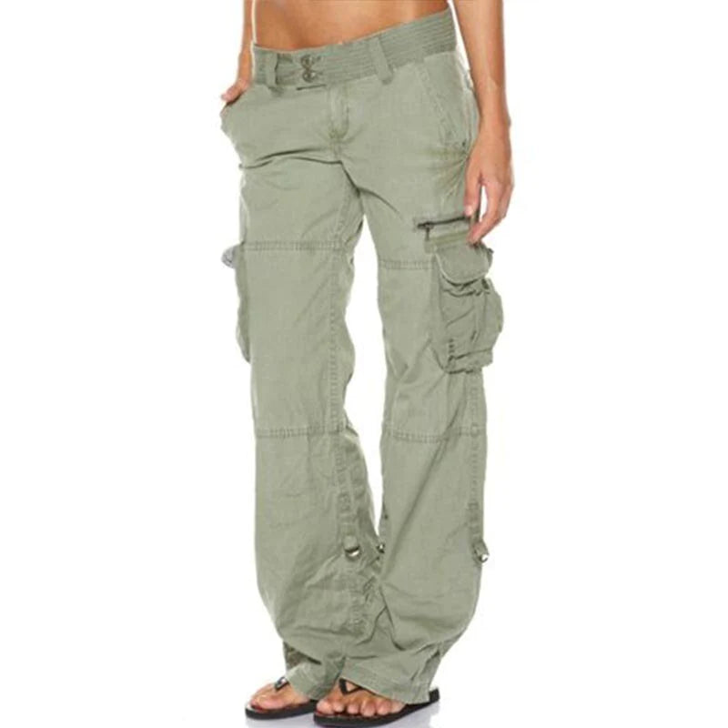 Women's Cargo Pants Streetwear Loose Fit – Comfortable and Functional Outdoor Style