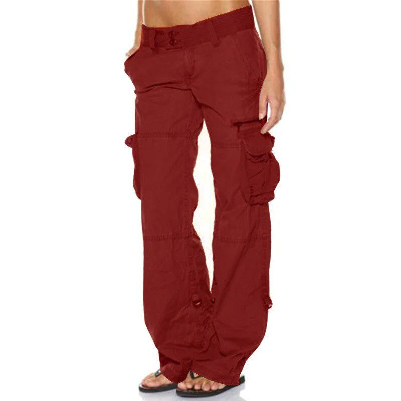 Women's Cargo Pants Streetwear Loose Fit – Comfortable and Functional Outdoor Style
