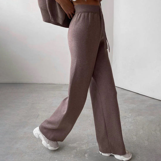 Women's Lounge Set with Turtleneck – Casual & Comfortable Homewear for Every Day