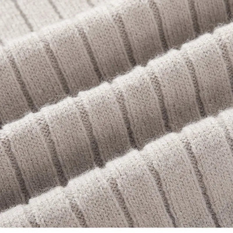 Men's Half-Zip Knitted Sweater – Casual & Comfortable with Stand-Up Collar