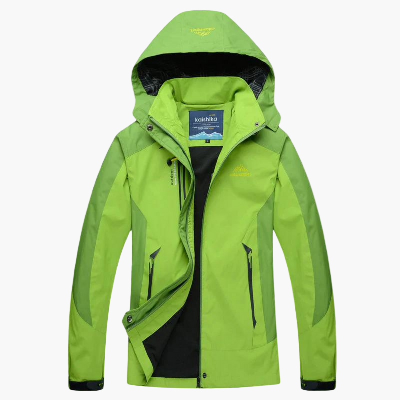 Women's Outdoor Jacket Breathable Waterproof Hiking Jacket With Hood
