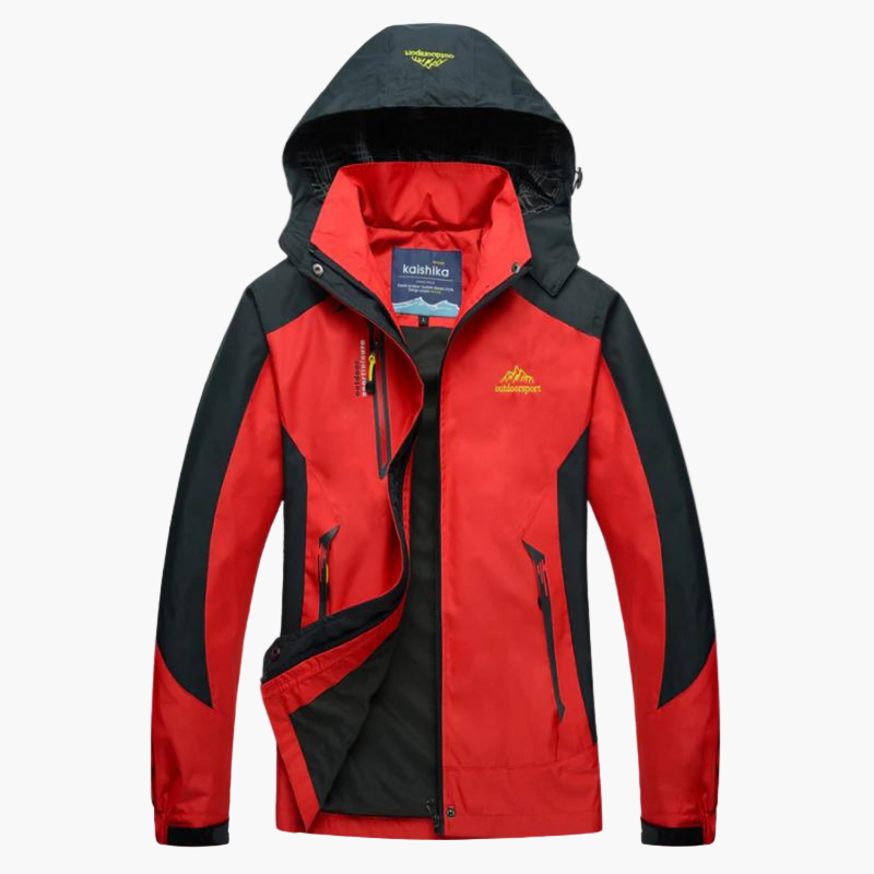 Women's Outdoor Jacket Breathable Waterproof Hiking Jacket With Hood