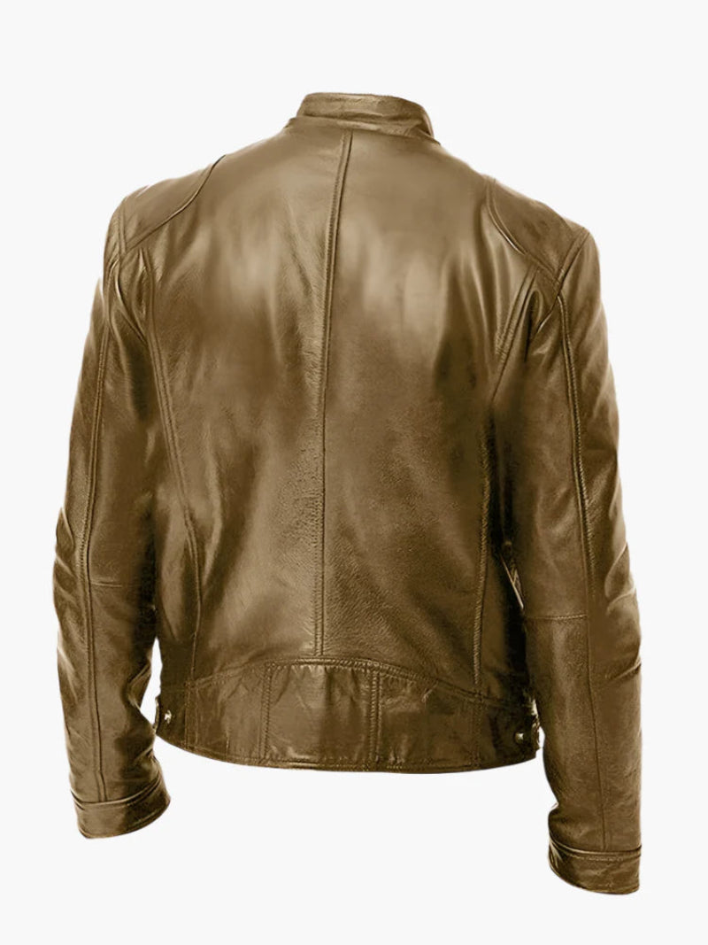 Men's biker jacket – stylish coat for a tough look