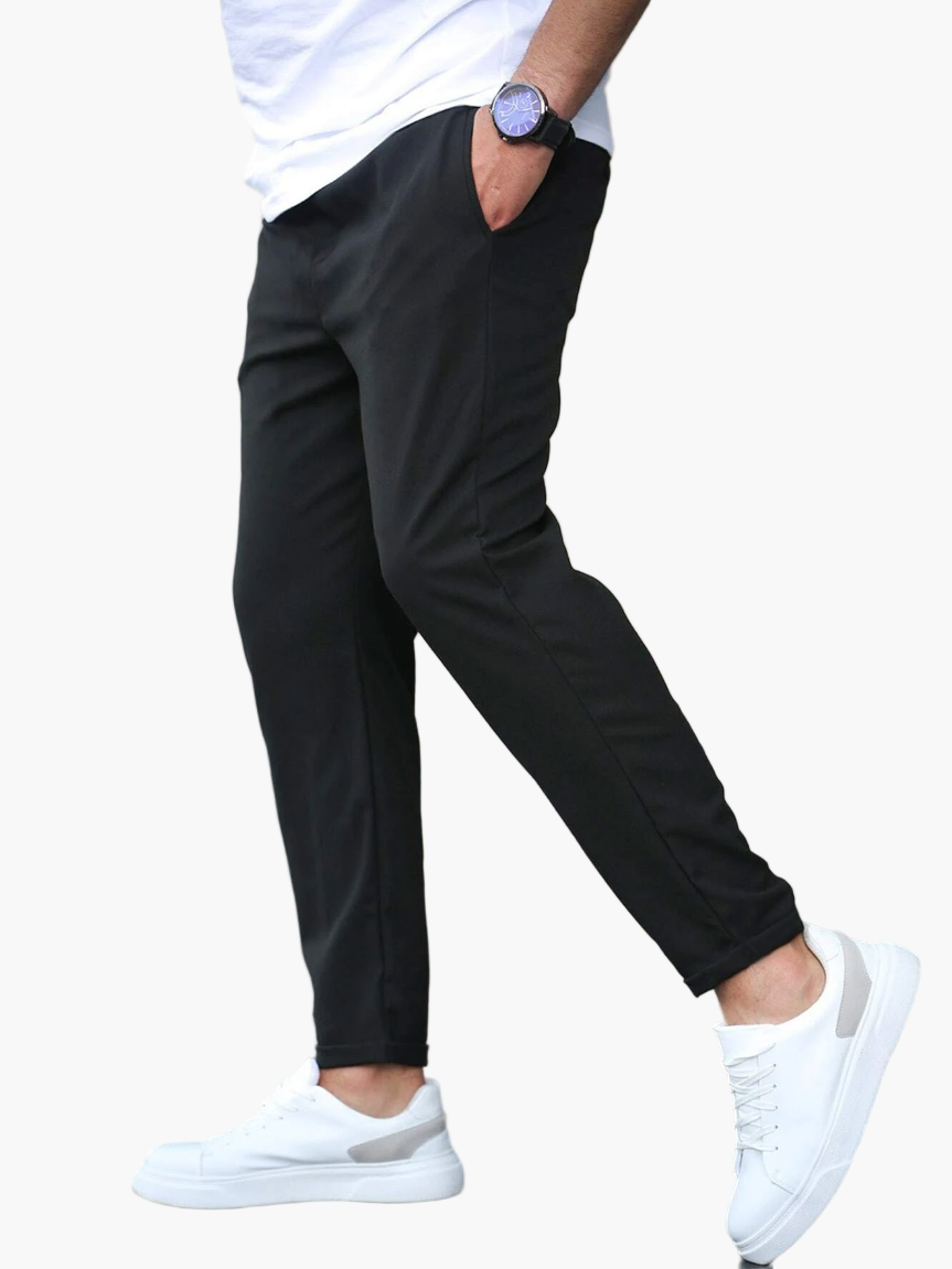 Men's Jogging Pants with Drawstring – Modern Casual Style for Daily Use