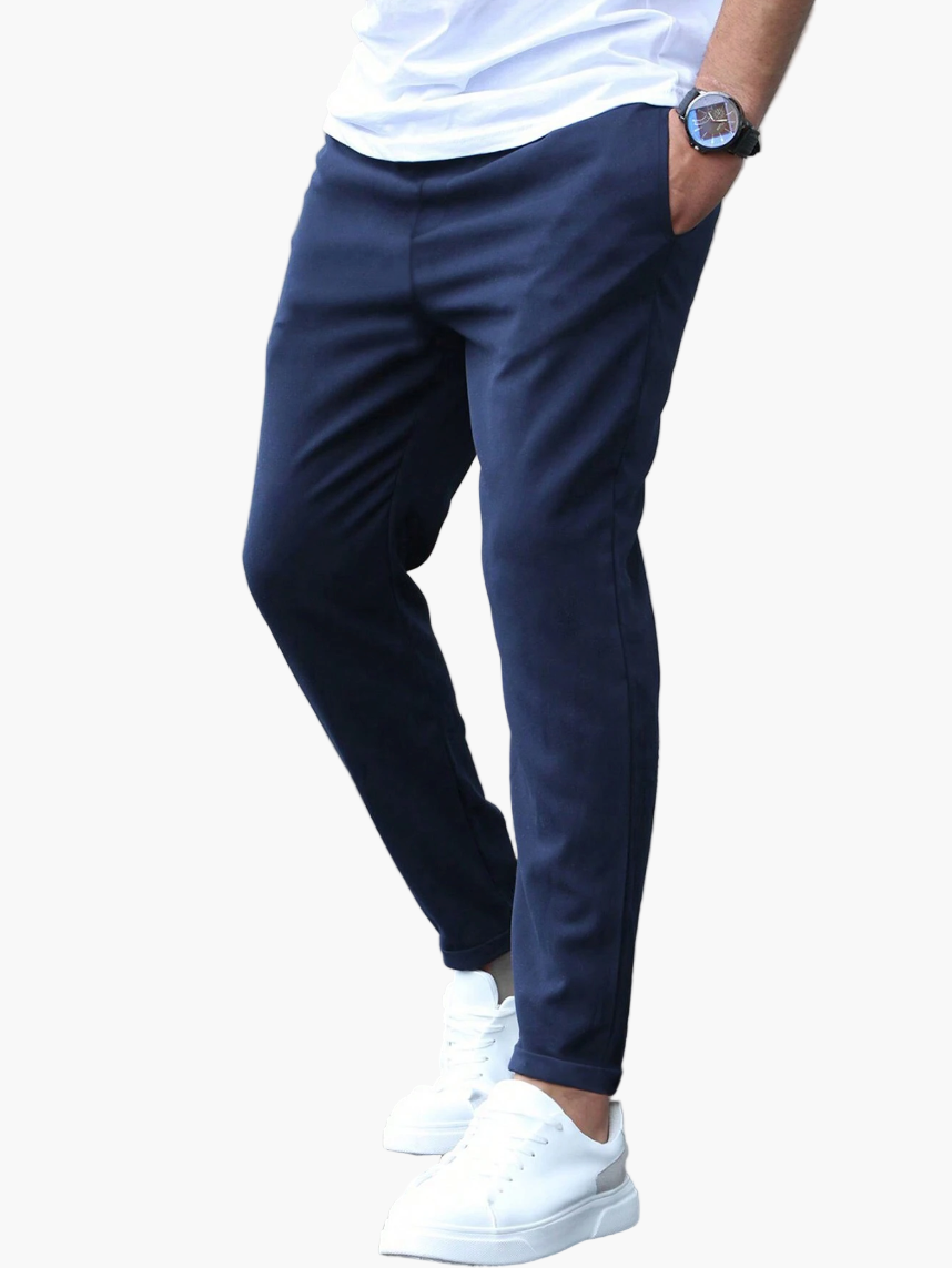 Men's Jogging Pants with Drawstring – Modern Casual Style for Daily Use