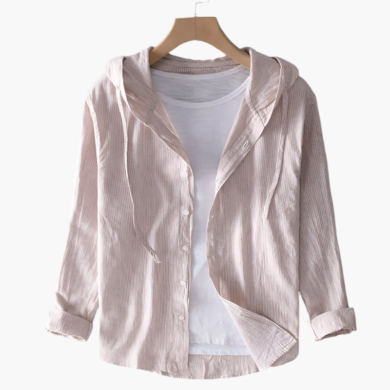 Women's Linen Blouse with Hood – Timeless Style and Comfort for Every Occasion