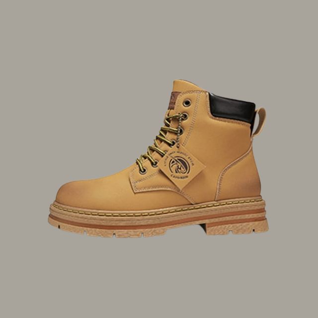 Heren Outdoor Enkelboots – Robuuste Mode Laarzen voor Avontuur en Dagelijks Gebruik