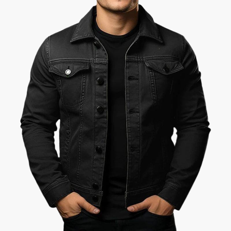 Men's Denim Jacket Classic Stylish Casual Jacket