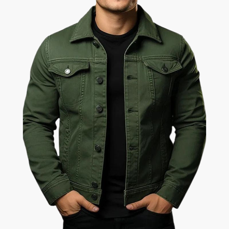 Men's Denim Jacket Classic Stylish Casual Jacket