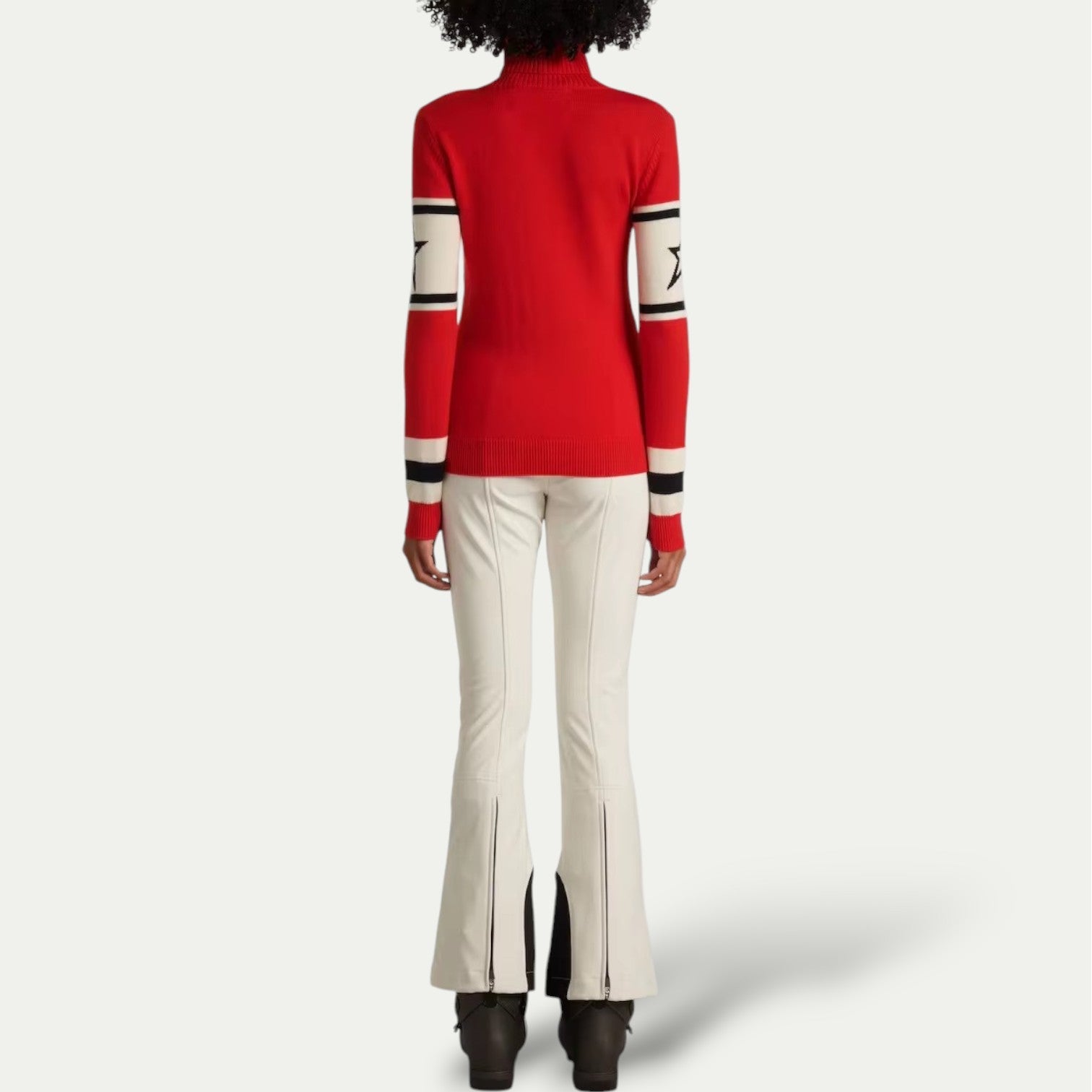 Women's Après-Ski Sweater with Collar – Luxury Knitted Winter Sweater for Style and Warmth