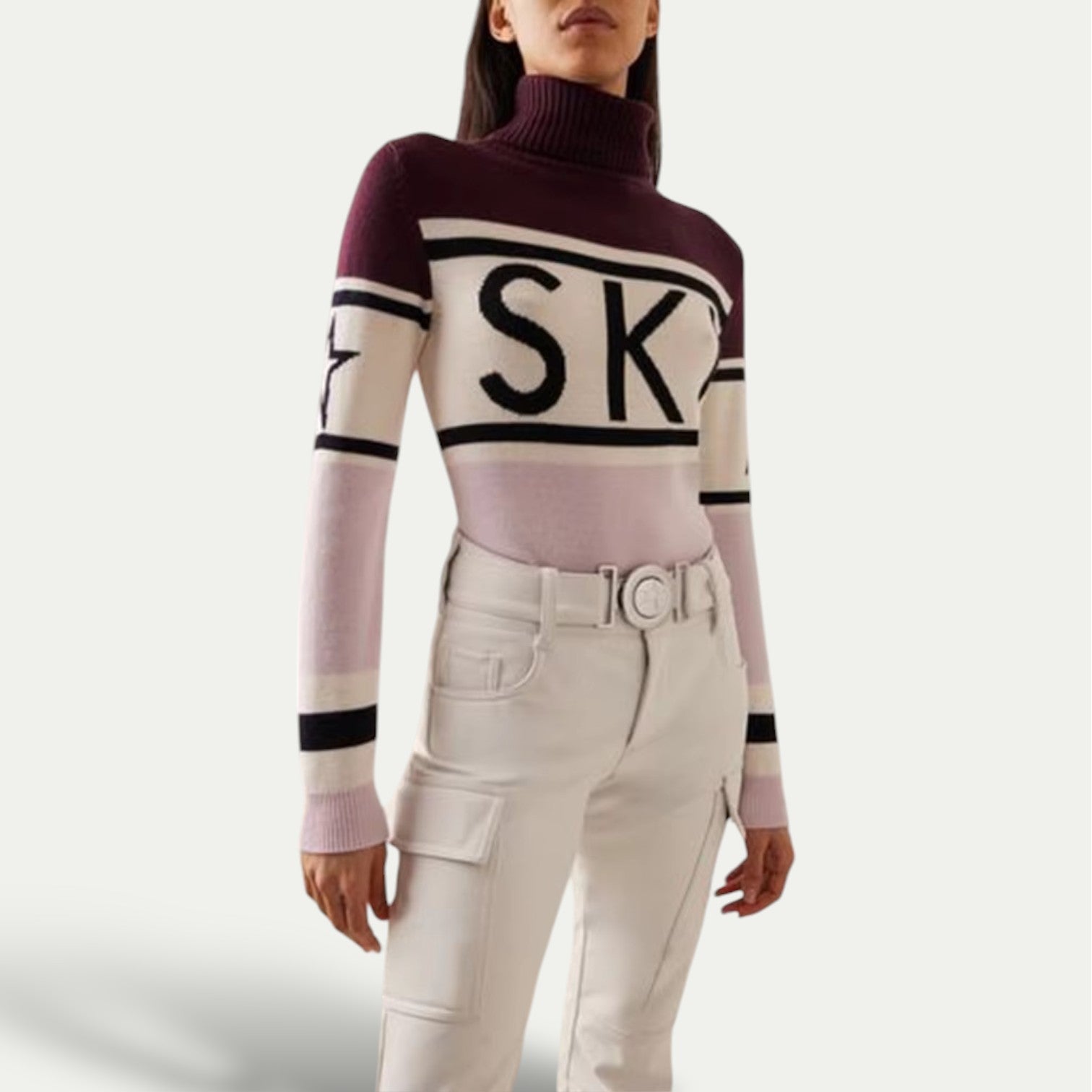 Ladies Luxury Ski Sweater – Fashionable Winter Sweater for Skiing and Après-Ski