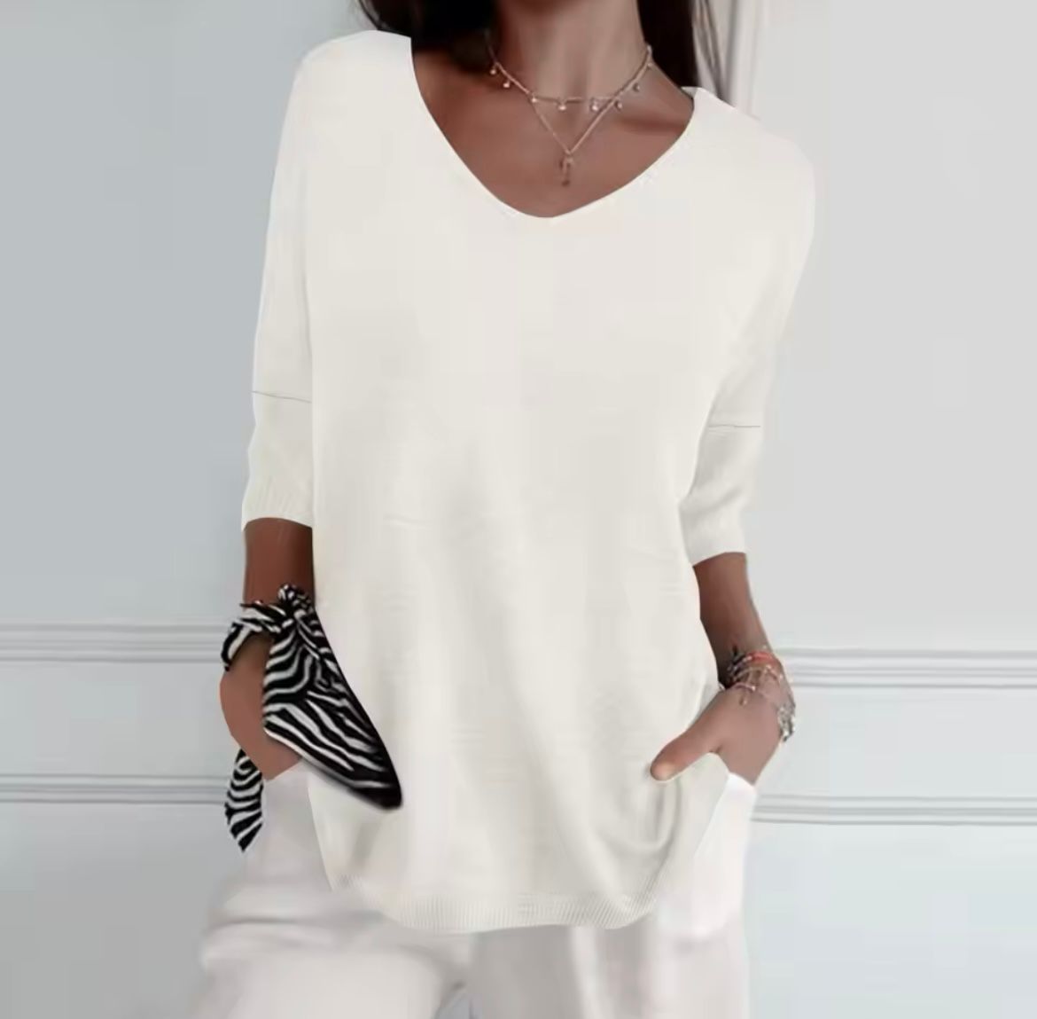 Tanya – V-Neck Top for Women