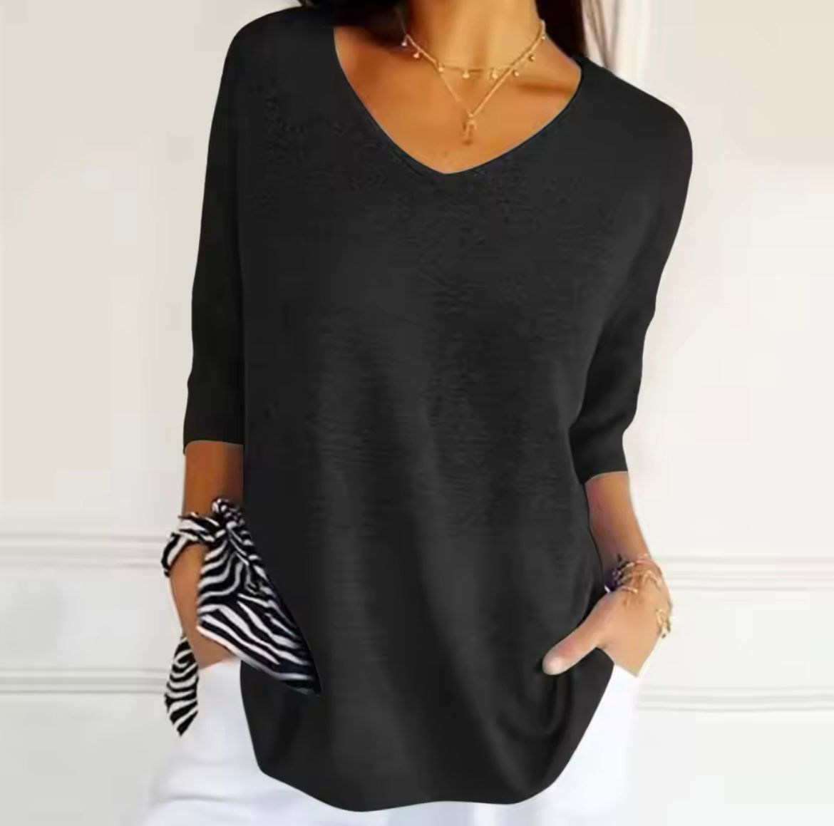 Tanya – V-Neck Top for Women
