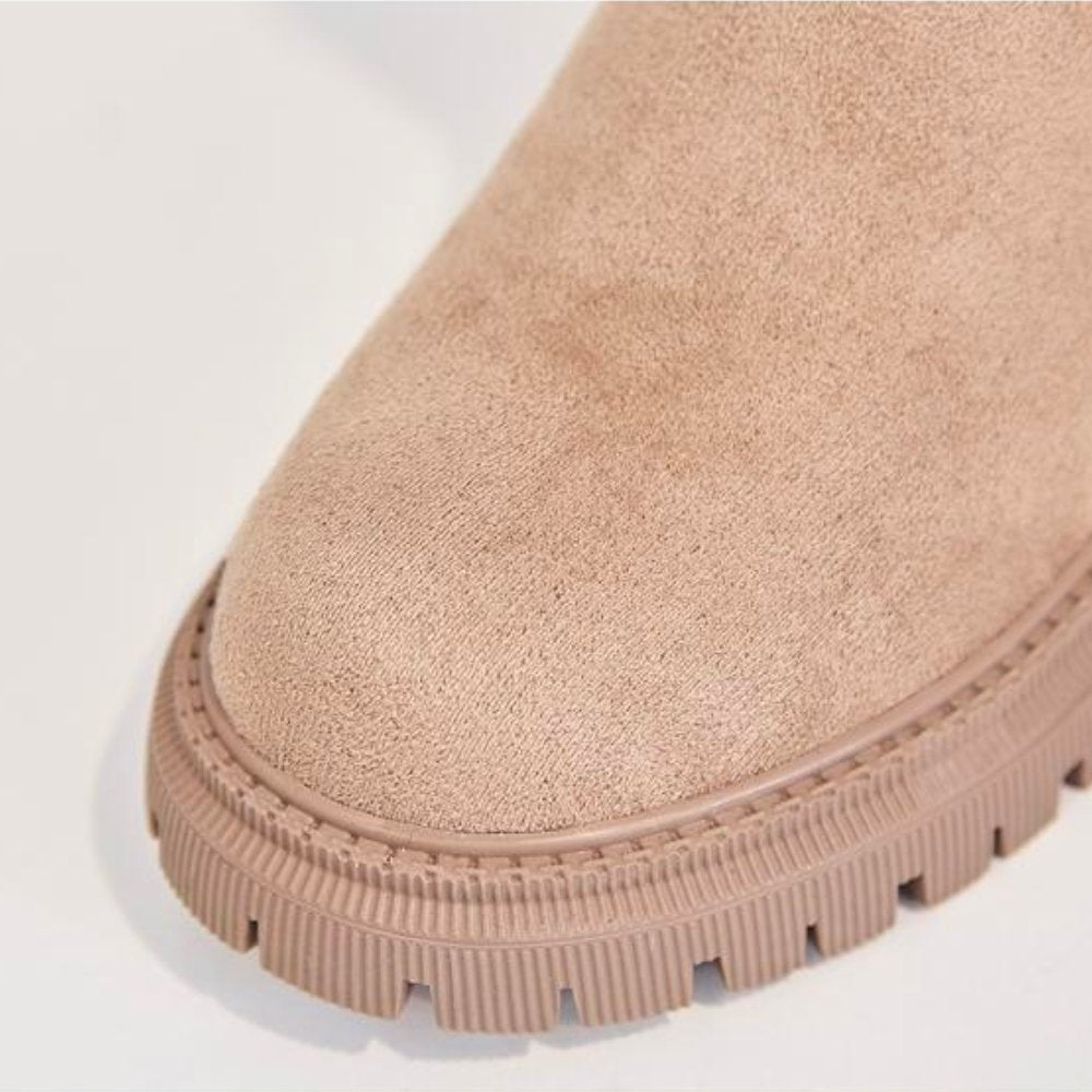 Women's Winter Boots with Warm Fleece and Waterproof Sole – Comfortable Stylish Outdoor Boots