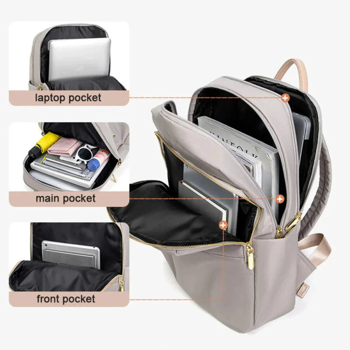 Women's Backpack Business & Casual – Stylish and Functional Daypack for Work and Travel