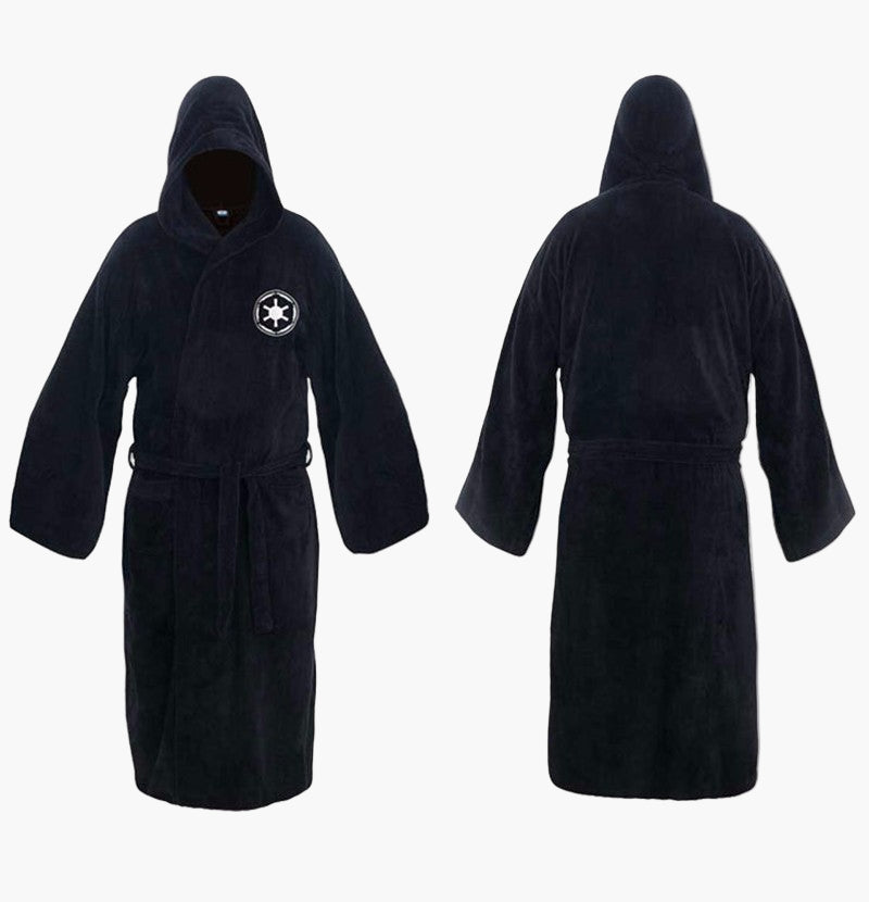 Men's Star Wars Bathrobe with Hood – Comfortable Cosplay Lounge Robe