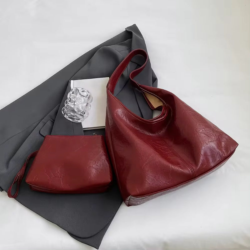 Anna – Vintage Designer Women's Bag with Large Capacity for Autumn and Winter
