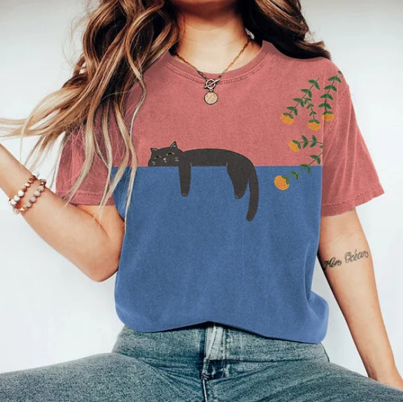 Susan – 3D Printed T-shirt with Short Sleeves and Round Neck