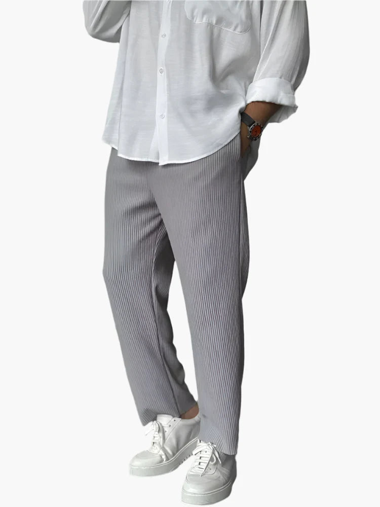 Men's Luxury Comfort Pleated Pants – Elegant and Versatile for Every Occasion