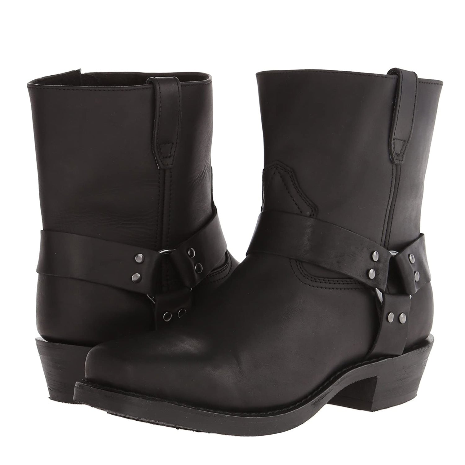 Heren Enkellaarzen met Western-Inspiratie en Stoere Gespdetails